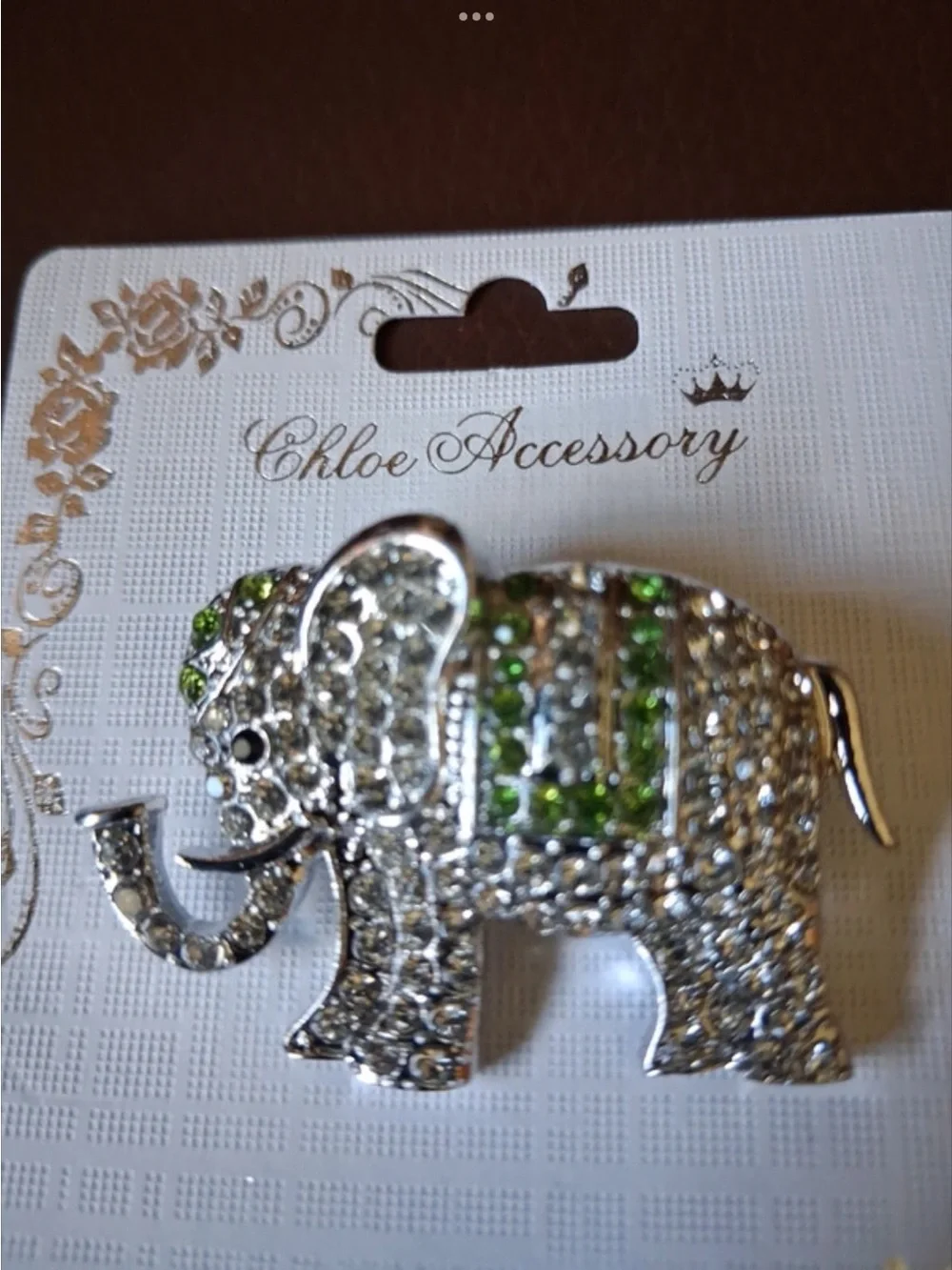 Chloe Accessory silver tone